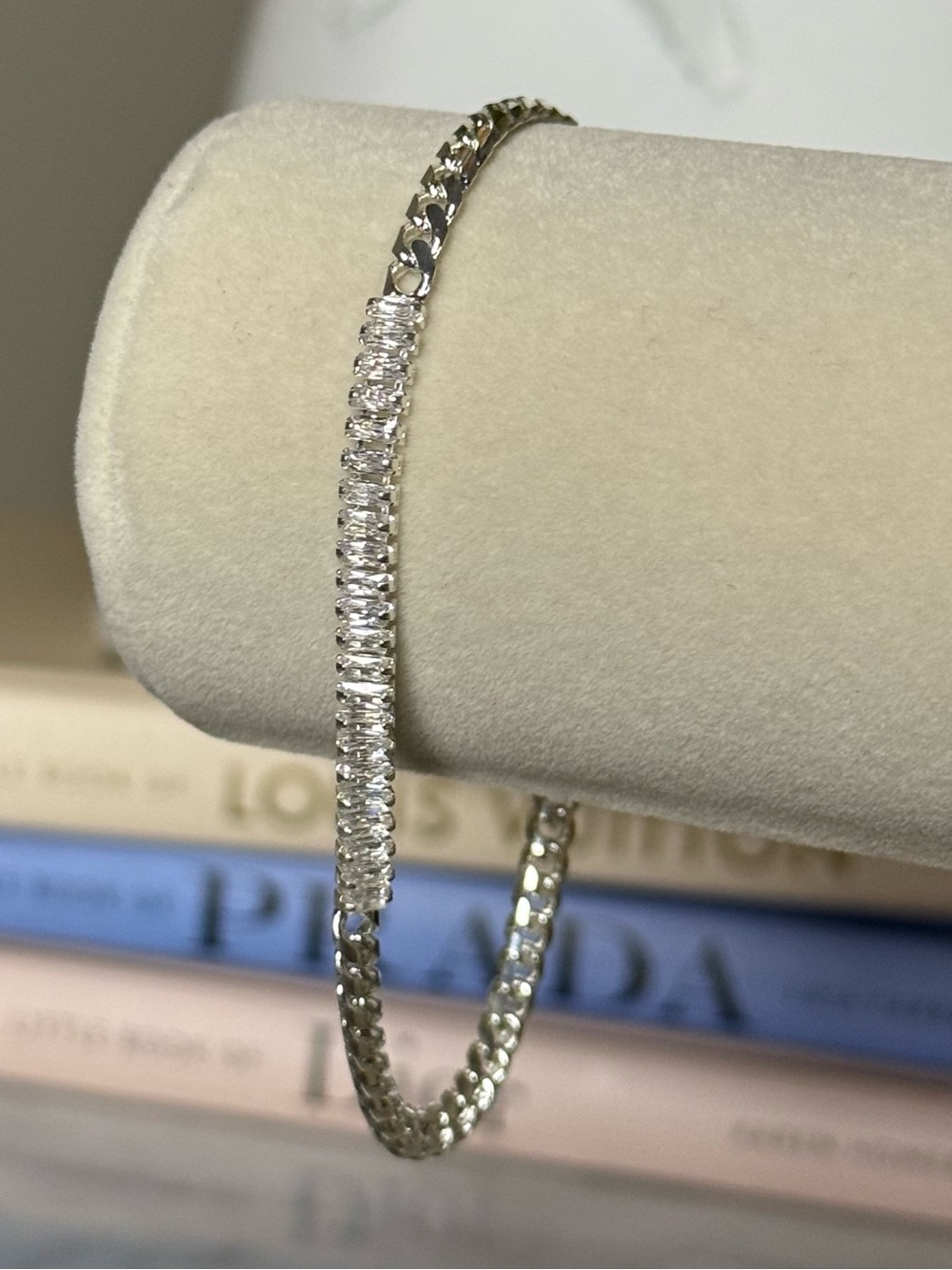 Goldoro 18k White Gold (GF) Layered 7” Bracelet. Brand New! #392